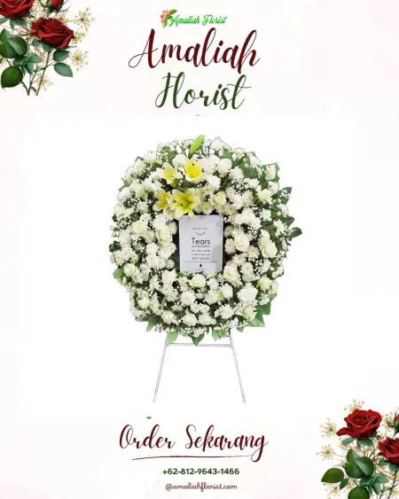 Krans Bunga Duka Simpang Iii Sipin